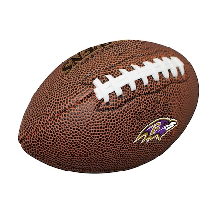 Logo Brands Baltimore Ravens Mini Size Composite Football 603-93MC-1